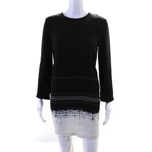 A.L.C. | Dresses | Alc Womens Silk Ombre Print Long Sleeve Drop Waist Dress Black White Size 8 | Poshmark A.L.C. | Dresses | Alc Womens Silk Ombre Print Long Sleeve Drop Waist Dress Black White Size 8 | Poshmark